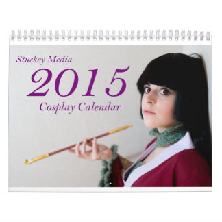 Calendário 2015 de Cosplay dos meios de Stuckey