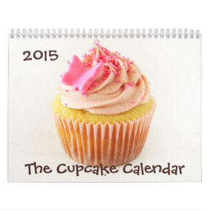 Calendário 2015 do cupcake