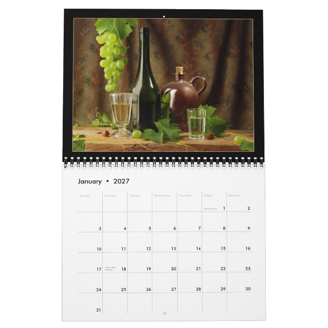 Calendário 2015 do vinho (Jan 2027)