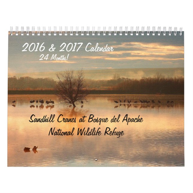 Calendário 2016/2017 de reserva natural dos animais dos (Capa)