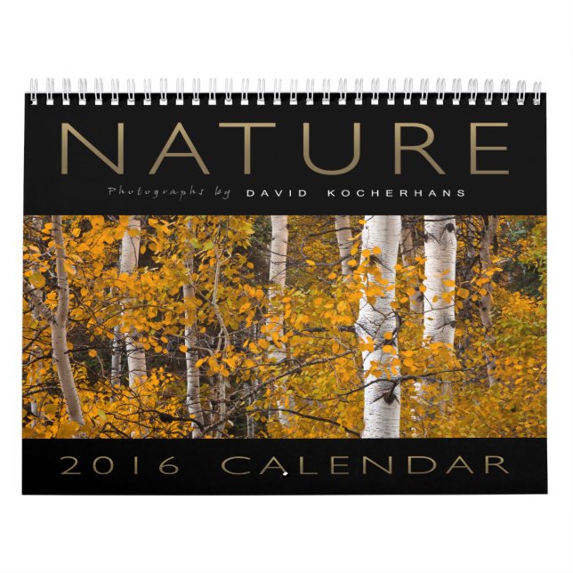 Calendário 2016 da fotografia da natureza de David (Capa)
