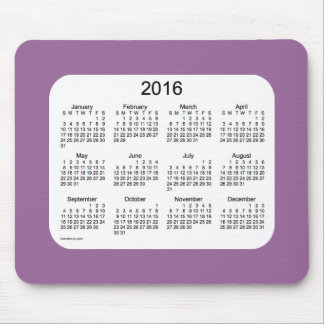 Calendário 2016 da lavanda por Janz Mousepad