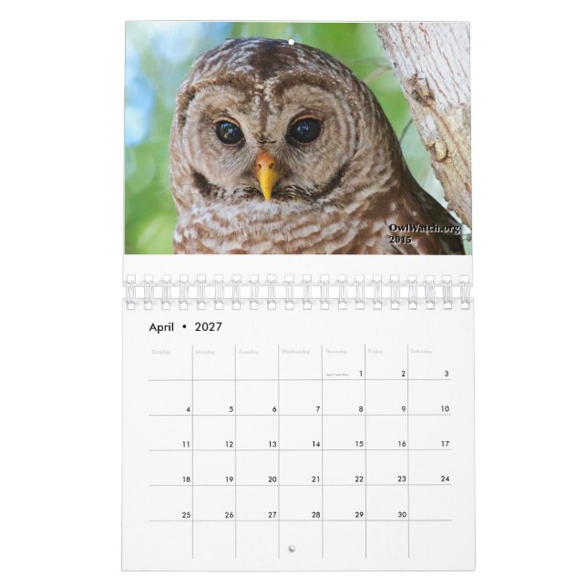 Calendário 2016 de OwlWatch (Abr 2027)