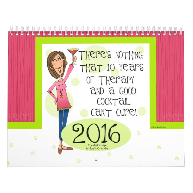 Calendário 2016 do cocktail (Capa)