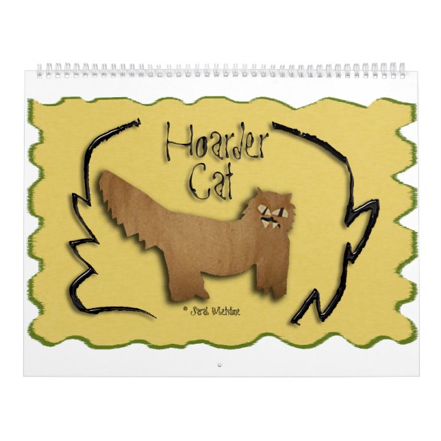 Calendário 2016 do gato do Hoarder (Capa)