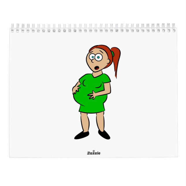 Calendário 2016 do humor da gravidez (Verso)