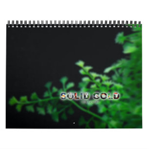 Calendário 2016 do peixe dourado do OURO MACIÇO