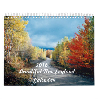 Calendário 2016 Nova Inglaterra Bonita