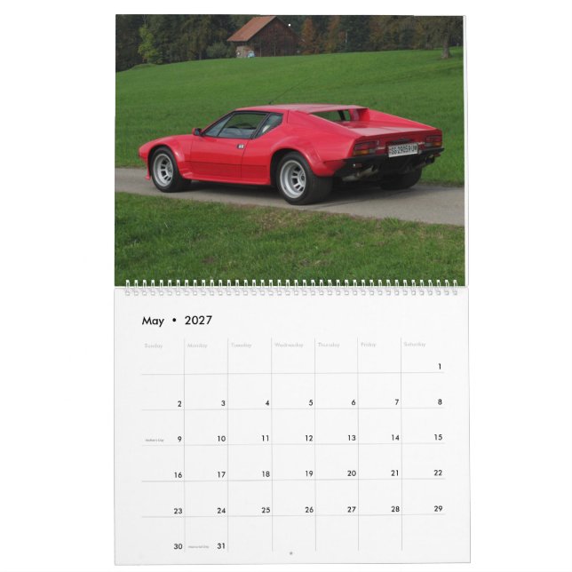 Calendário 2016 novo de de Tomaso (Maio 2027)