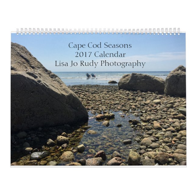 Calendário 2017 da foto das estações de Cape Cod (Capa)
