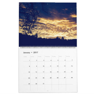 Calendário 2017 da natureza