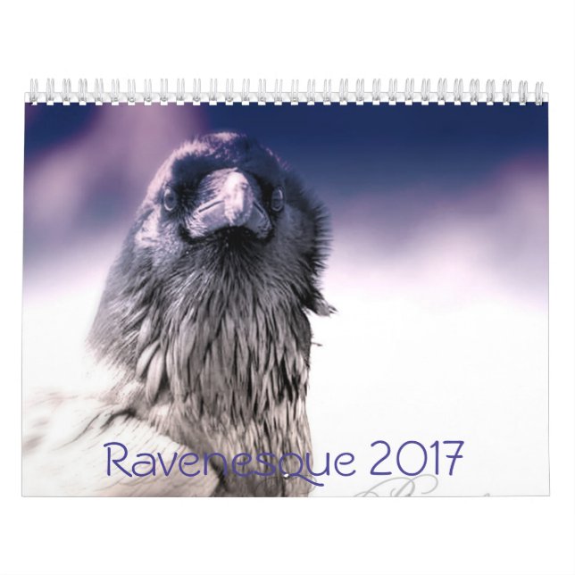 Calendário 2017 mágico do corvo (Capa)