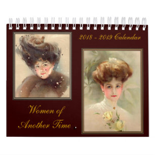 Calendário 2018 - 2019 mulheres de uma outra hora