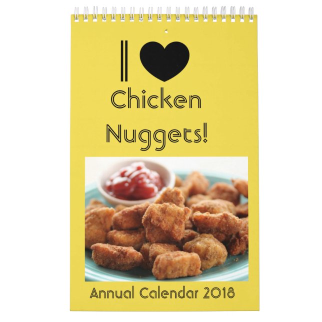 Calendário 2018 da pepita de galinha (Capa)