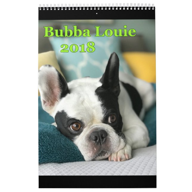 Calendário 2018 de Bubba Louie (Capa)