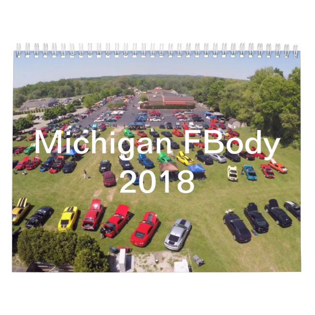 Calendário 2018 de Michigan FBody (Capa)