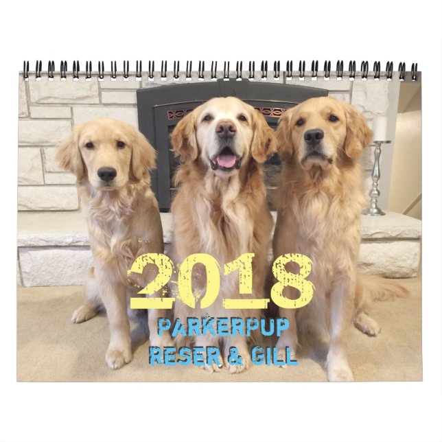 Calendário 2018 de ParkerPup (Capa)