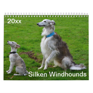 Calendário 2018 Windhounds macios (cães múltiplos)