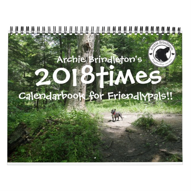 Calendário 2018times Calendarbook do archie Brindleton!! (Capa)