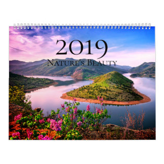 Calendário 2019 da beleza da natureza (grande)
