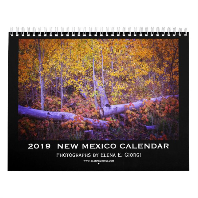 Calendário 2019 de New mexico (Capa)