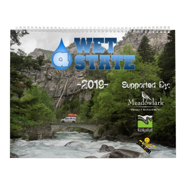 Calendário 2019 de Whitewater (Capa)