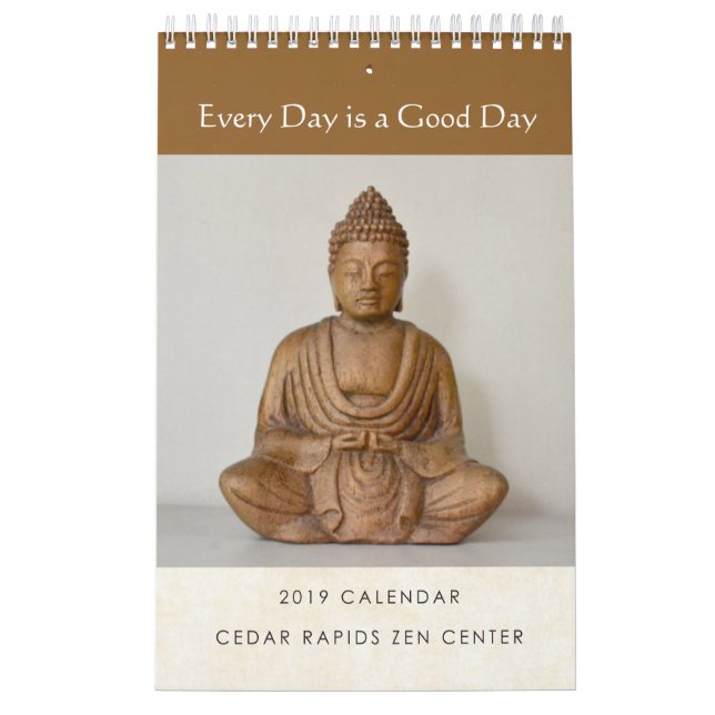Calendário 2019 do centro do zen de Cedar Rapids (Capa)