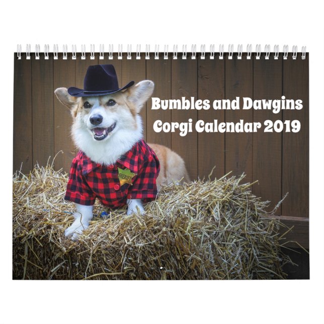Calendário 2019 do Corgi (Capa)