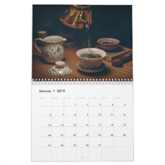Calendário 2019 do Teatime