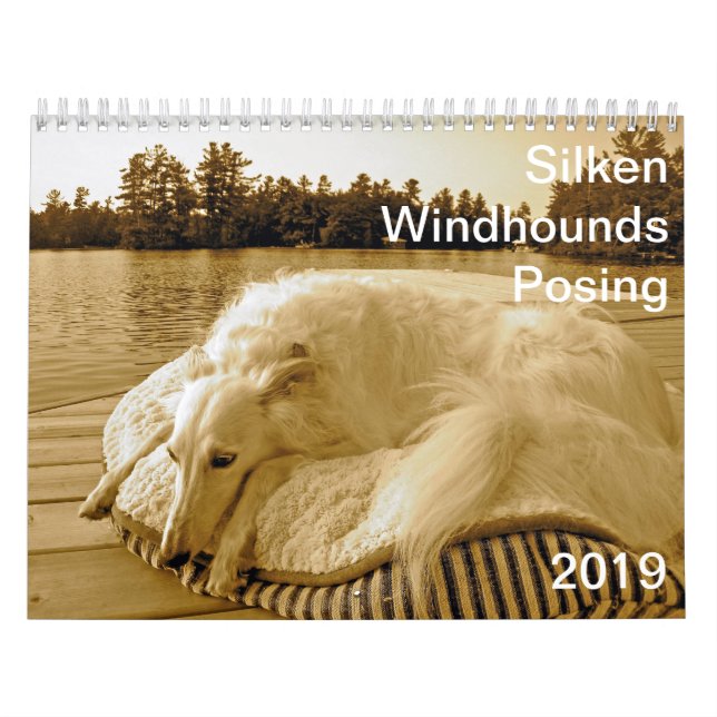 Calendário 2019 levantamentos macios de Windhounds (Capa)