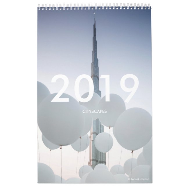 Calendário 2019 Wall Calendar CITYSCAPES (Capa)