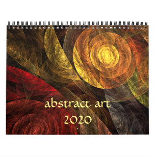 Calendário 2020 Abstrato moderna
