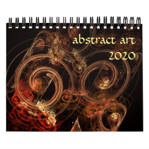Calendário 2020 Abstrato moderna