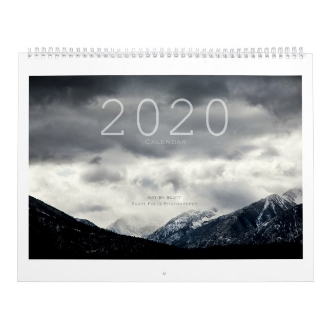 Calendário 2020 Art By Scott Landscape (Capa)