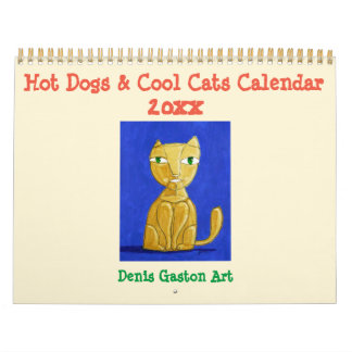 Calendário 2020 de Cães Quentes e Gatos Legal