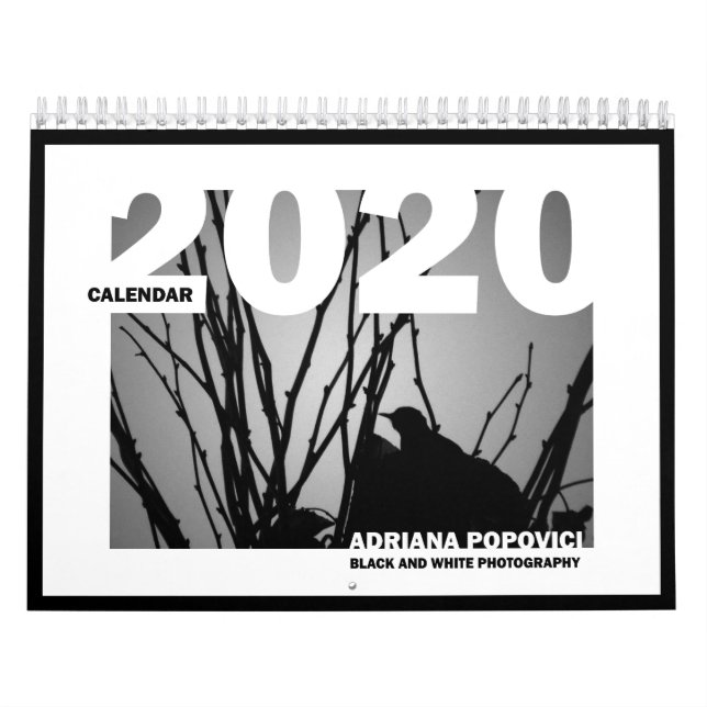 Calendário 2020: &W Fotografia de arte (Capa)