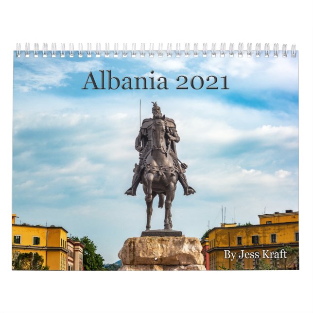 Calendário 2021 da Albânia (Capa)