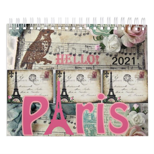 Calendário 2021 Paris, França (Capa)