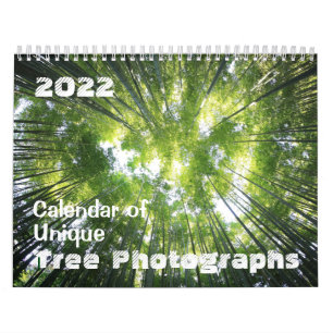 Calendário 2022 de Fotografias de Árvore Exclusi