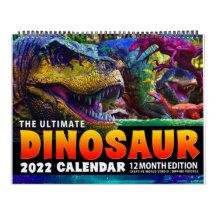 2022 KIDS DINOSAUR WALL CALENDÁRIO: Avanço