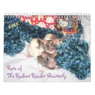 Calendário 2022 Ratos do Rodent Reader Calendar E