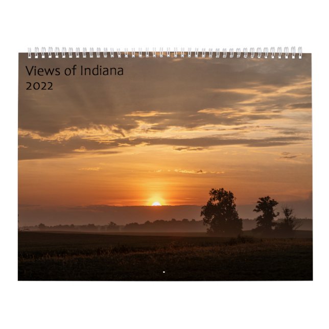 Calendário 2022 Vistas de Indiana (Capa)