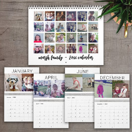 Calendário 2023 Família Moderna 24 Foto Mínima