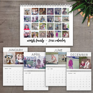 Calendário 2023 Família Moderna 24 Foto Mínima