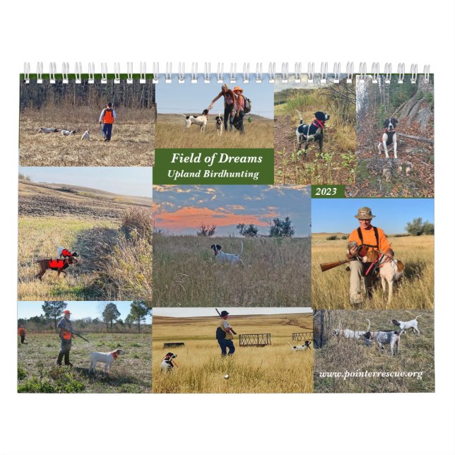Calendário 2023 Field of Dream Upland Birdhunting Calendar (Capa)