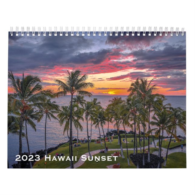 Calendário 2023 Hawaii Sunset (Capa)