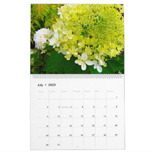 Calendário 2023 O Meu Jardim Rubio Hídrangeas Elegantes