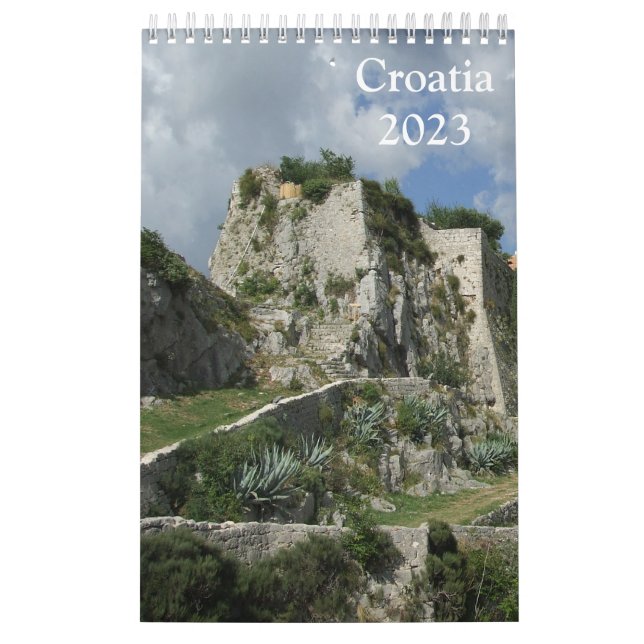 Calendário 2023 para a Croácia (Capa)