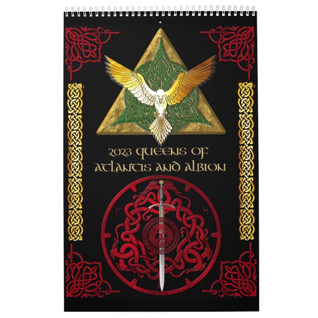 Calendário 2023 Queens of Atlantis and Albion Calendar (Capa)