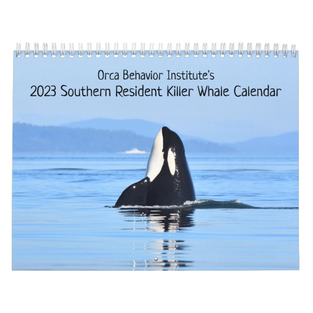 Calendário 2023 Residente no Sul da Baleia Assassi (Capa)